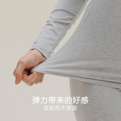 Women's pure cotton mid-collar thin single-piece bottoming cotton sweater autumn and winter solid color slim inner thermal underwear top