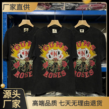 枪花玫瑰Guns N' Roses1991Use Your Illusion II巡回演出短袖T恤