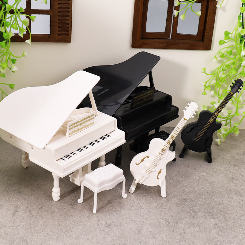 Doll House Simulation Model Grand Piano Furniture Mini Miniature Ornaments Musical Instrument Props Accessories Guitar Cello Doll House Simulation Model Grand Piano Furniture Mini Miniature Ornaments Musical Instrument Props Accessories Guitar Cello