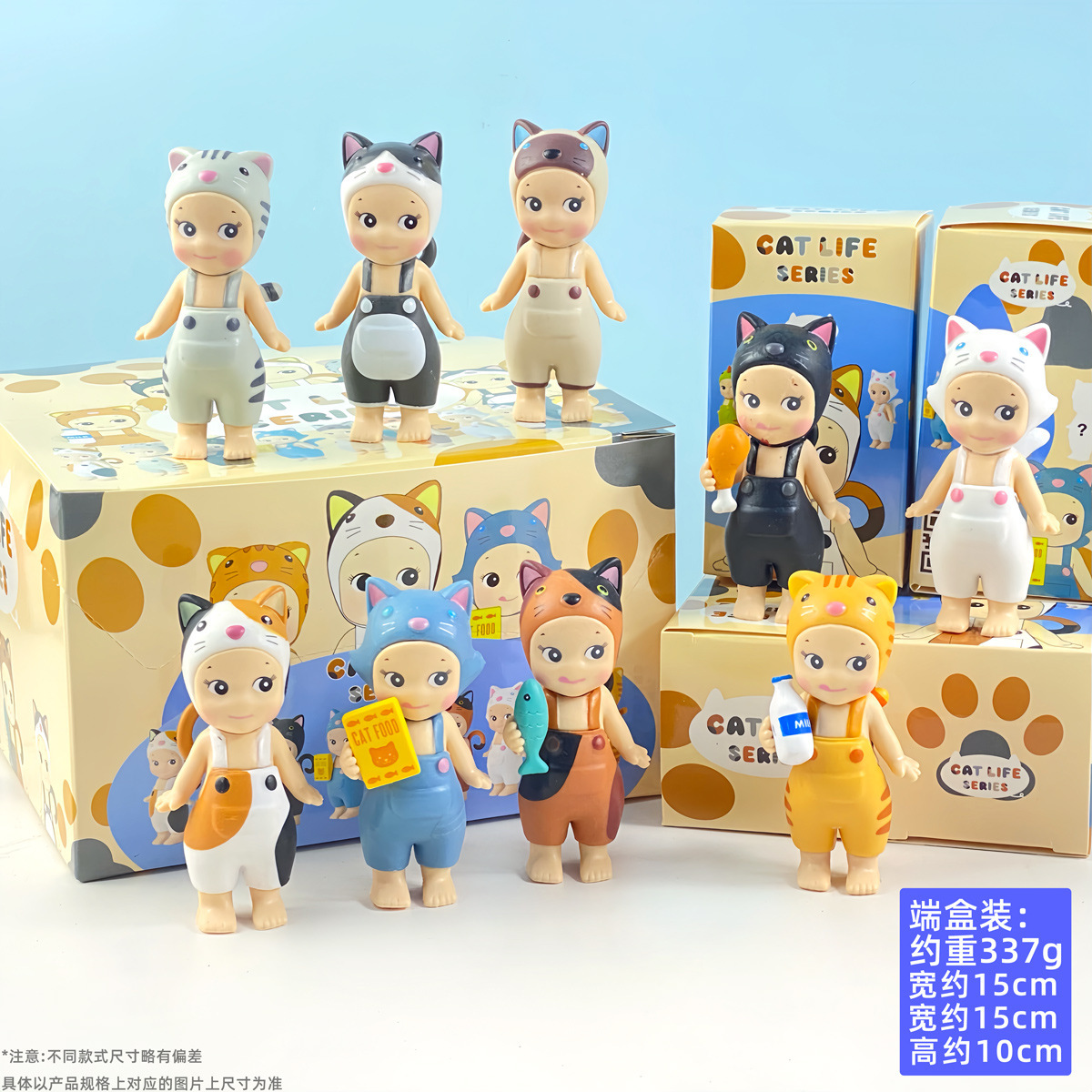 (2개) 국경 간 블라인드 박스 거짓말 천사 칠 장난감 자동차 장식품 장식 큐피드 손으로 만든 애니메이션 인형