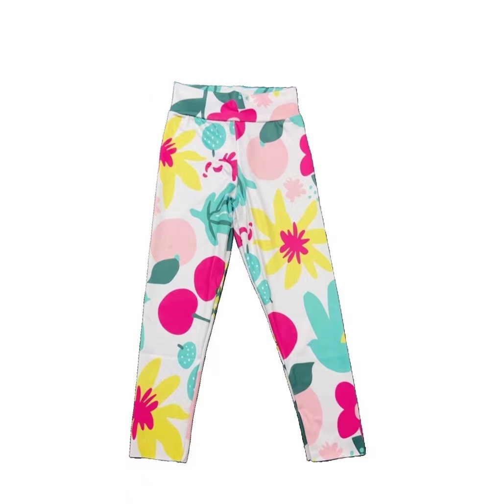 Leggings de tiburón para niñas de secado rápido primavera y otoño deportes para niños pantalones cortos verano hielo seda delgada pantalones de yoga para niños grandes