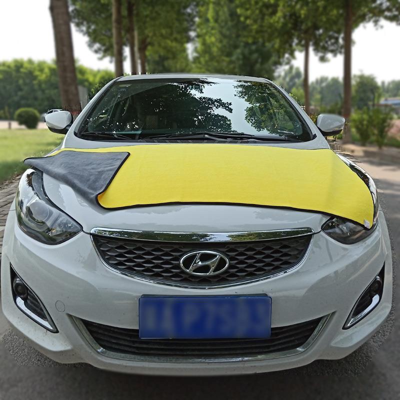 자동차 세척 타월 대형 자동차 세차 타월 강력한 물 흡수력 두꺼운 털이 없는 가정용 자동차 세척 타월 세차장 제품