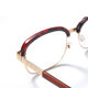 Retro men's and women's large frame glass reading glasses fashion casual metal frame eyebrow frame full frame middle-aged and elderly reading glasses