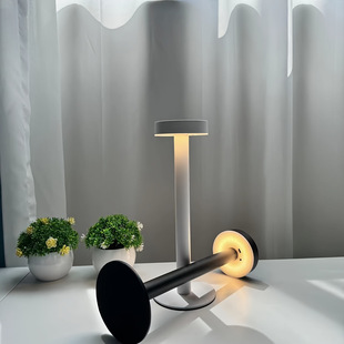 Cross-Border Led Rechargeable Night Light I-Shaped Lamp Atmosphere Lamp Dining Table Bedside Bedroom Table Lamp Light Luxury High-End Creative