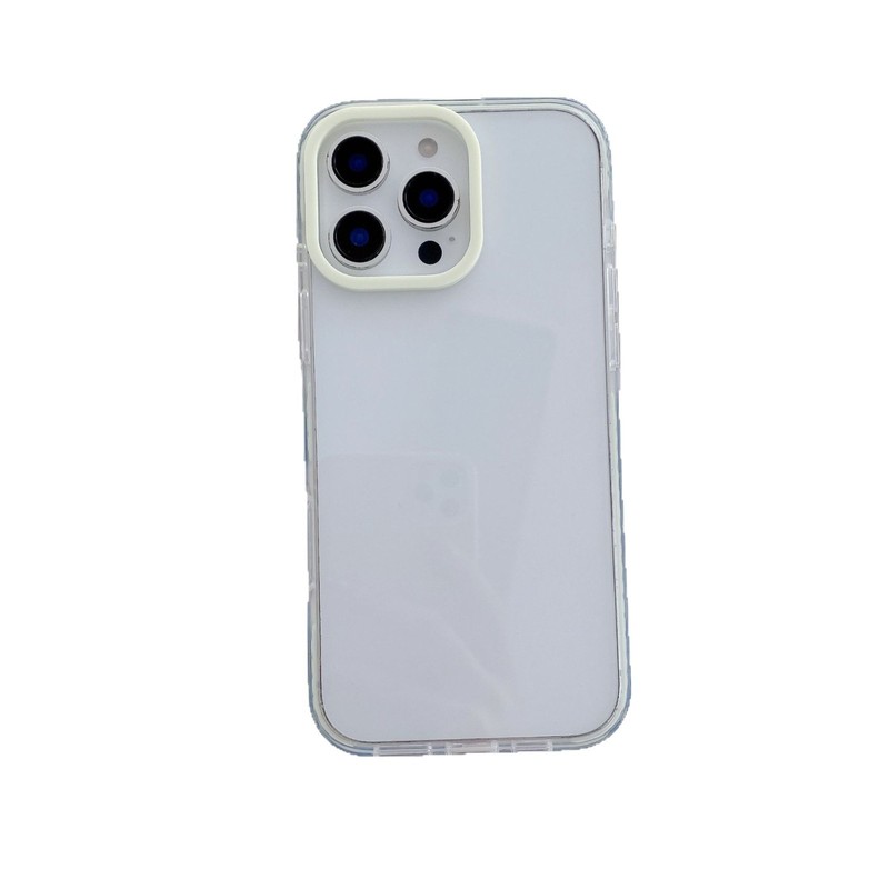 Apple 16promax 携帯電話ケース iPhone14 アクリル 2.0 落下防止ソリッドカラーに適したシンプルなゼリー 2 色|undefined