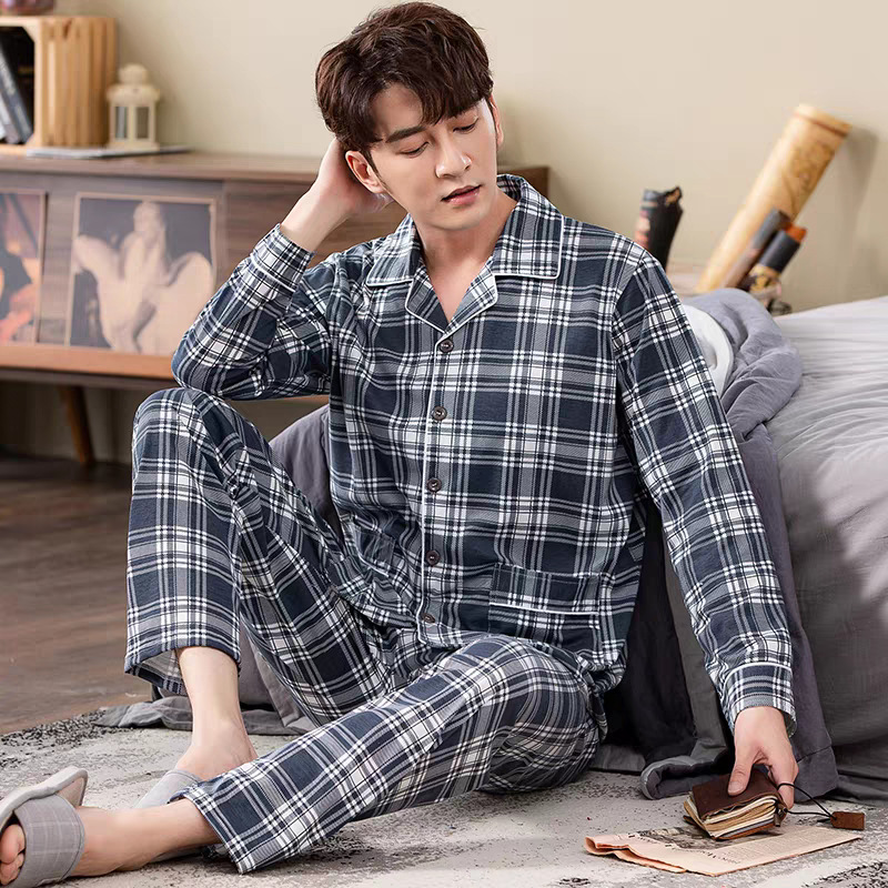 4441 그레이 블루 체크