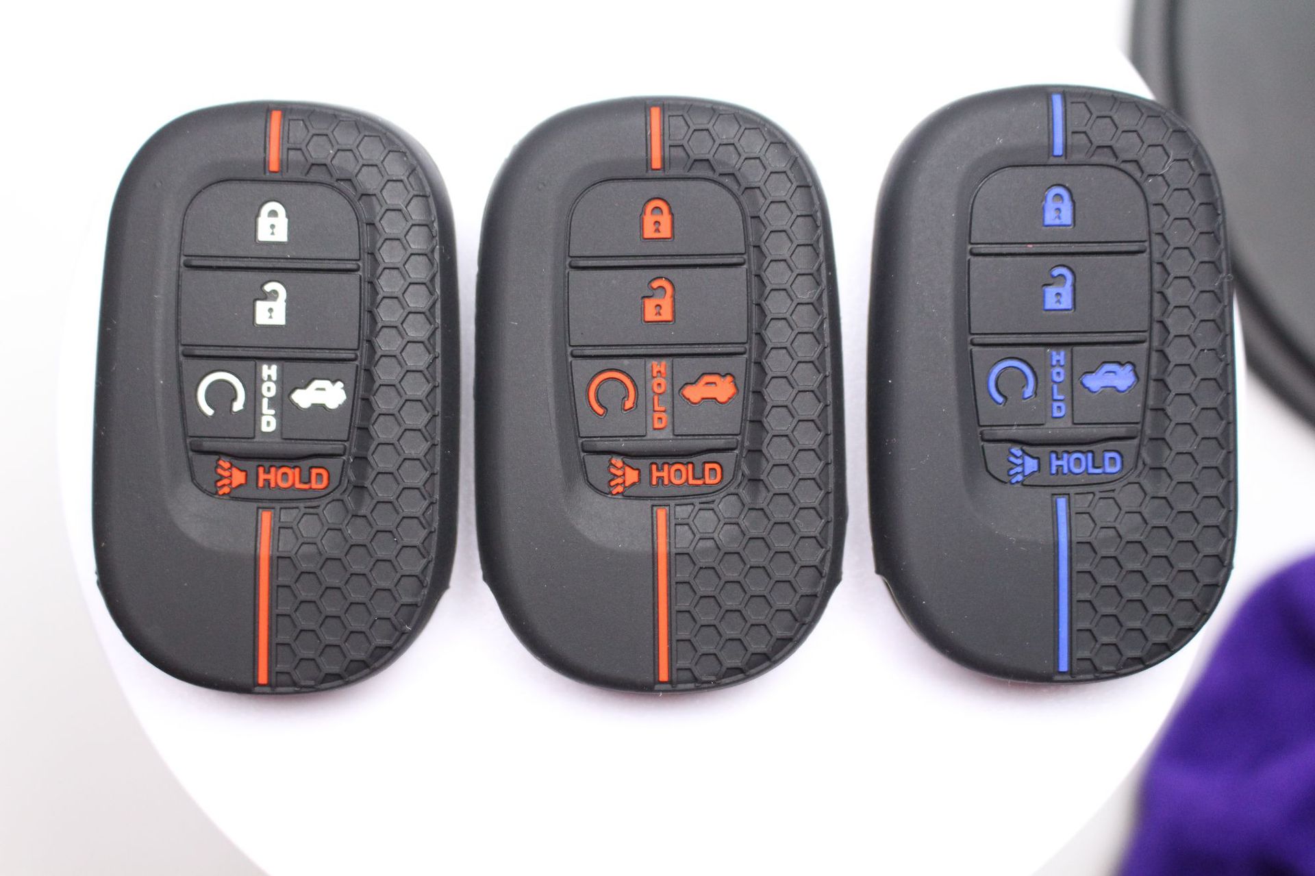 Suitable for Honda Civic crv Accord Jed remote control key set 11 generation Honda 5 key silicone key case