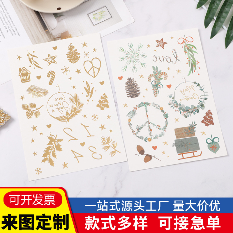 Creative Cartoon Tattoo Stickers, Finger Tattoo Stickers, Wholesale Letter Stickers, Custom Logo, Airplane Boxes, Nail Art Paper