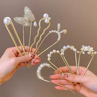 Китайская заколка для волос, hairgrip, металл Hanfu, аксессуар для волос, стиль высокого качества, китайский стиль
