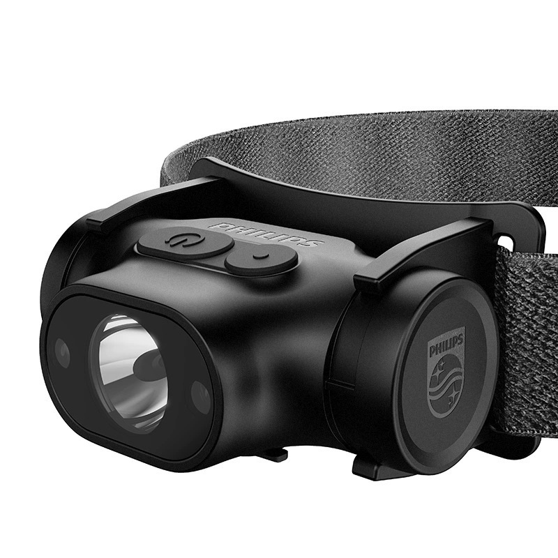 Philips SFL1851 linterna de luz fuerte de largo alcance montada en la cabeza para acampar al aire libre linterna portátil faro de inducción