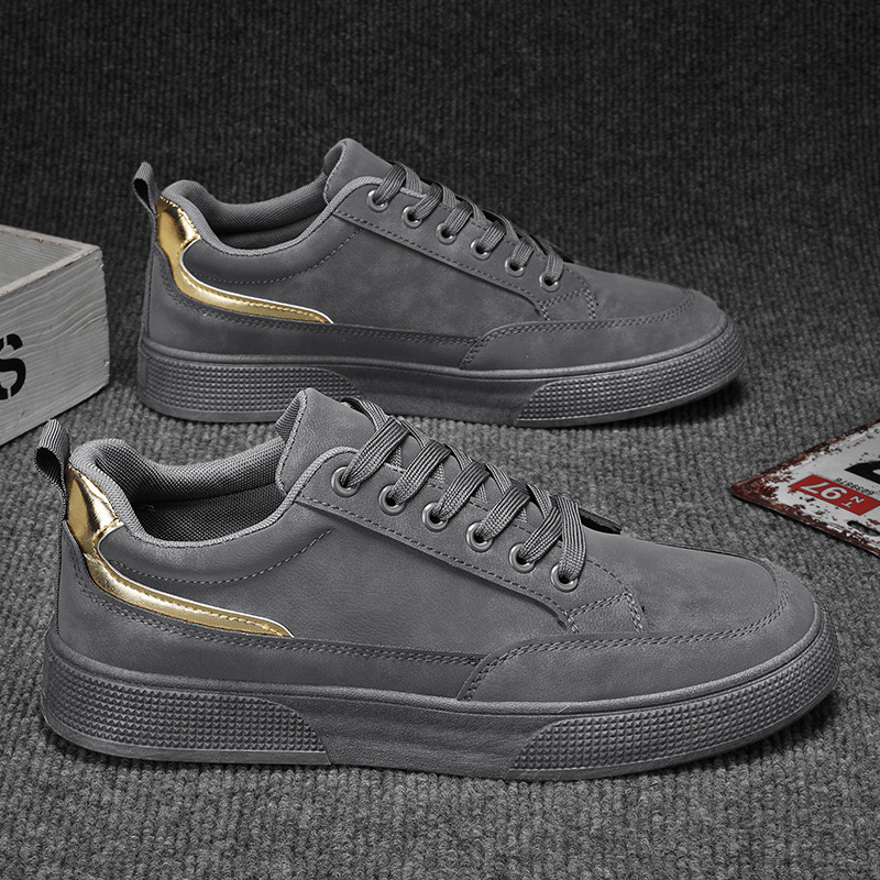Zapatos de hombre primavera 2026 nuevos zapatos de protección laboral zapatos de skate antipatinación de trabajo tendencia universal zapatos deportivos casuales para hombres