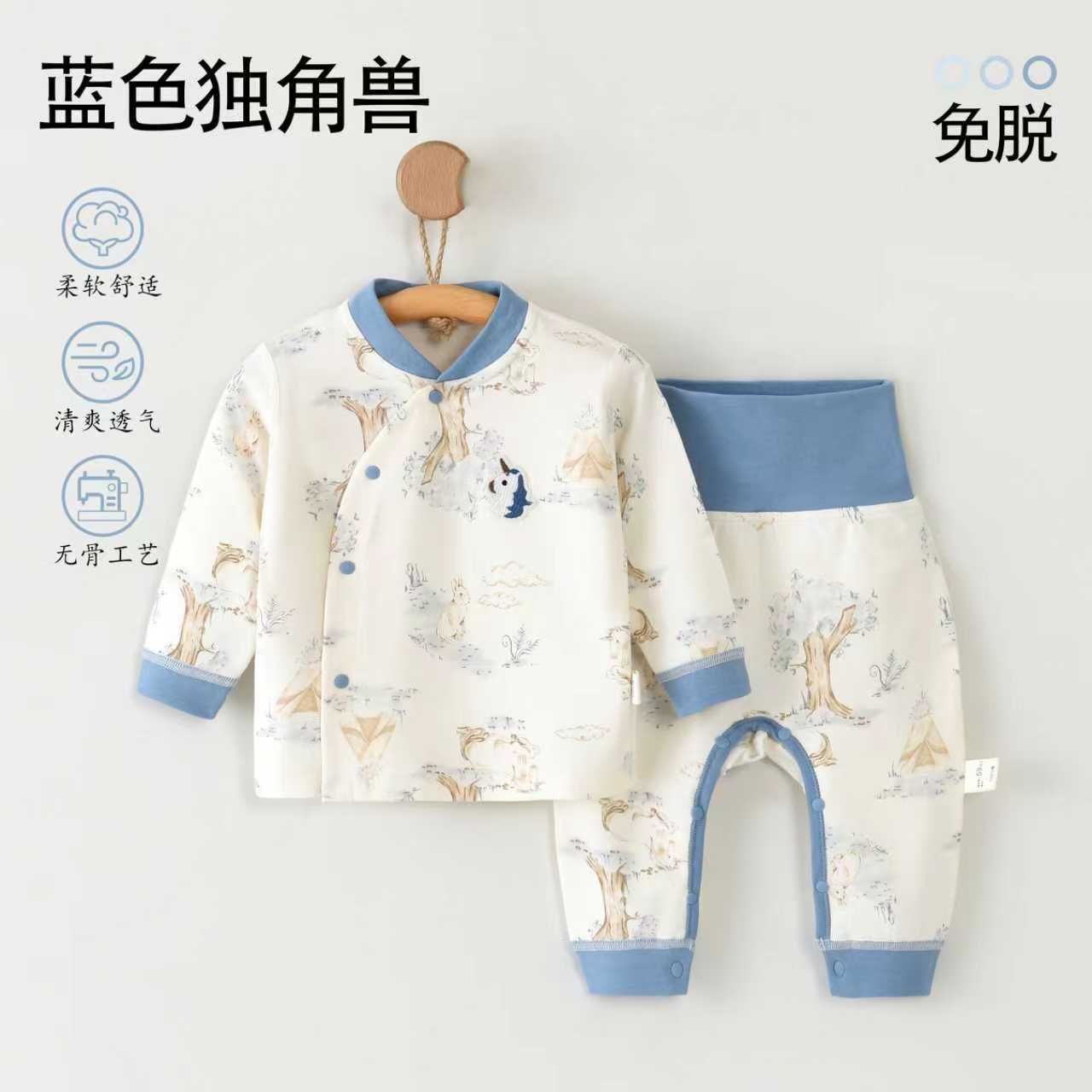 블루 유니콘 [부분 가슴 여밈 허리 보호 세트]