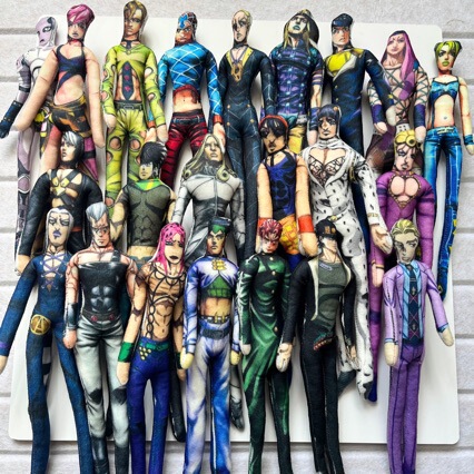 Jojo's Bizarre Adventure Abstract Mouse with Bones Wire Movable Doll Toy Peripheral Jotaro Kujo with Bones