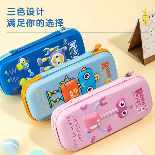 Deli primary school student pencil case large capacity boy pencil case girl cute pencil case wholesale kindergarten children
