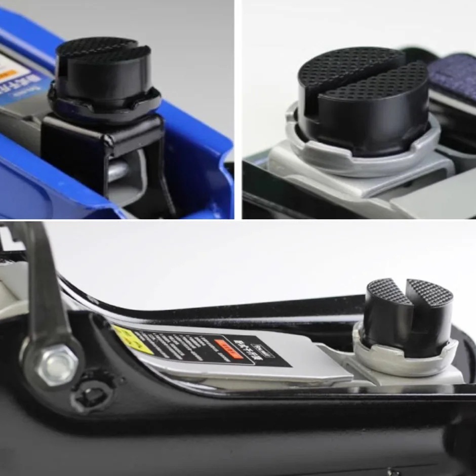 0kg Durable and Wear-Resistant Rubber Support Pads for Car Grooved Frame Track Floor Socket Adapter Lift Pads