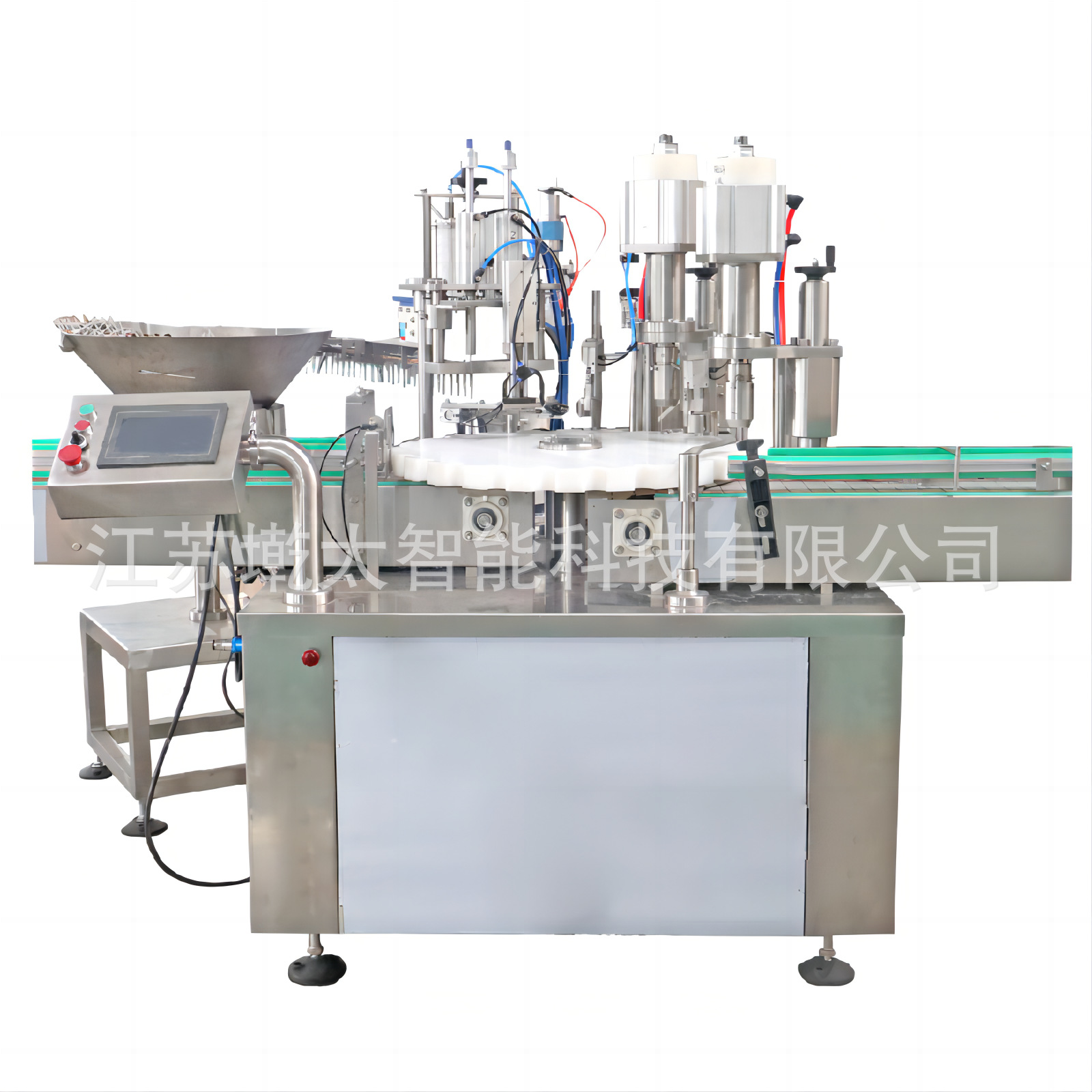 Válvula superior de aerosol binario automático que sella la máquina todo en una máquina de aluminio líquido del aerosol de la válvula superior del aerosol del tanque que sella la máquina