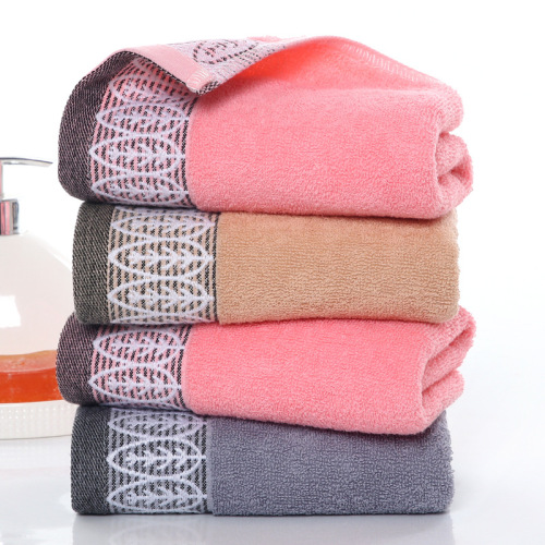 Pure cotton towels for home use thickened absorbent face towels wedding gift shopping mall supermarket embroidery logo manufacturer wholesale