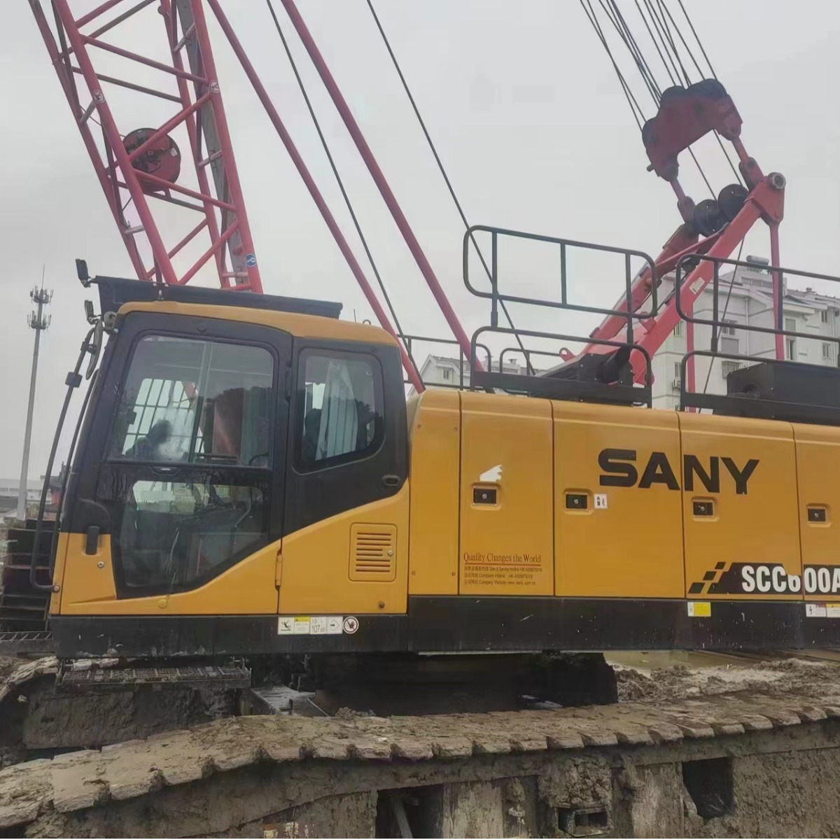 三一SCC600A 二手三一60吨履带吊 2020年12月产 工作时长短干活机