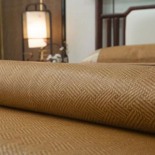 Factory direct sales of three-piece mat, rattan mat, double bed, foldable student dormitory, air-conditioned ice silk mat, wholesale dropshipping