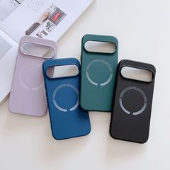适用google pixel 10手机壳素材直边液态硅胶谷歌10磁吸手机壳