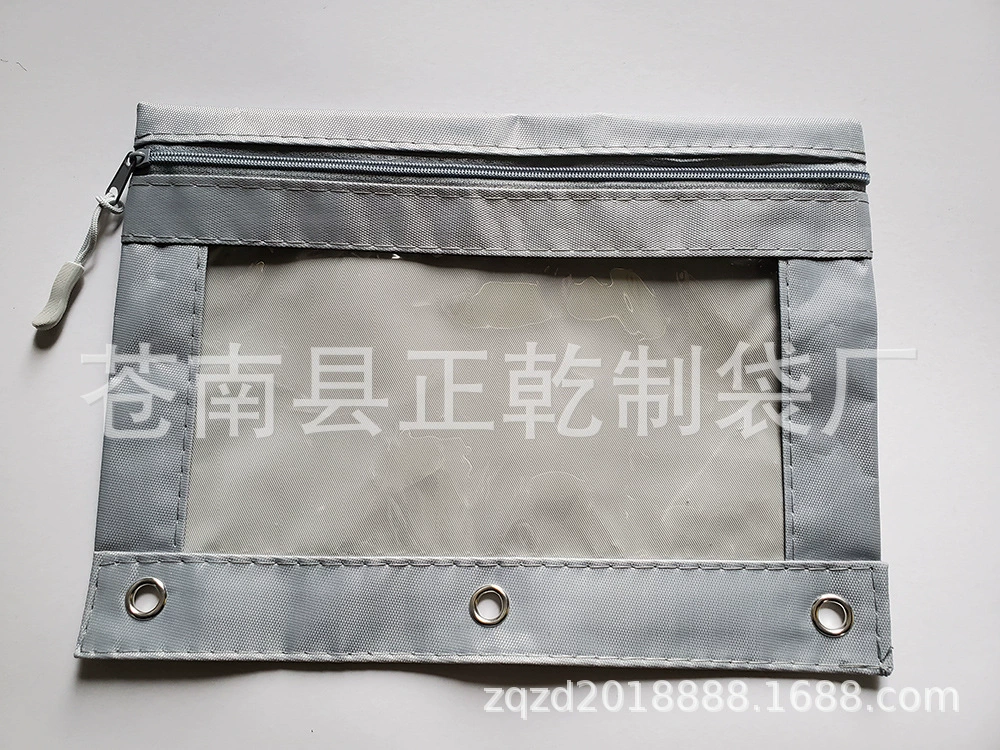 Pencil case, pendant with zipper for documents