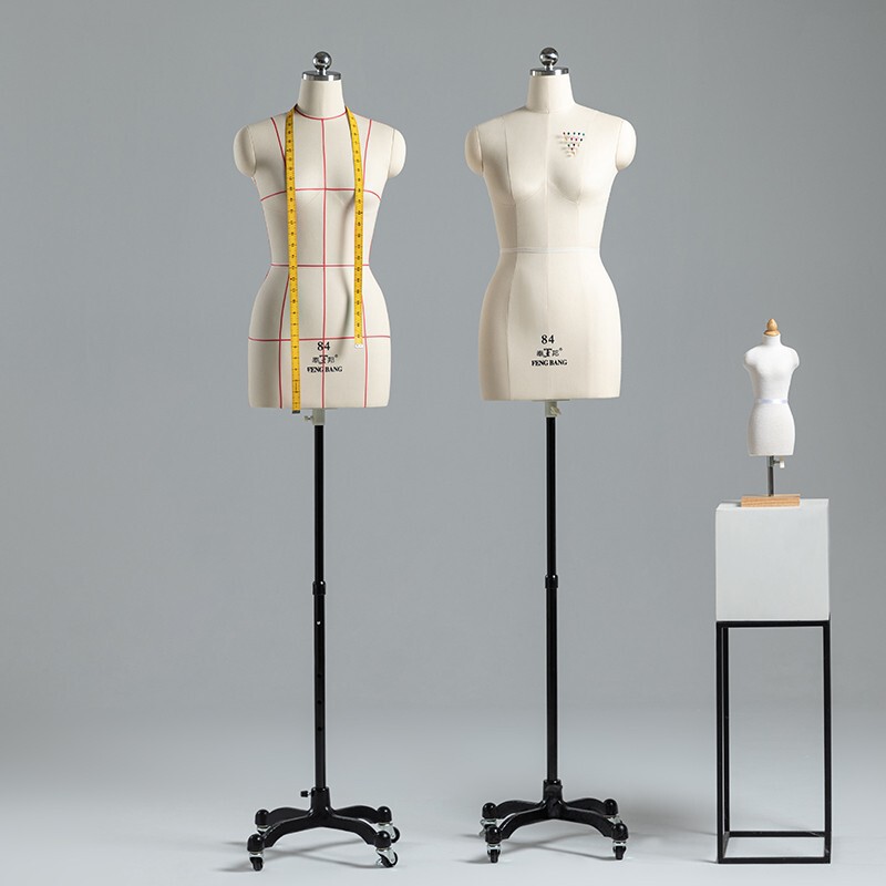 Fengbang 84 Mannequin Stereo Cutting Female Clothing Design Doll Custom Clothing Pattern Making Stereo Cutting Model Display Stand Female