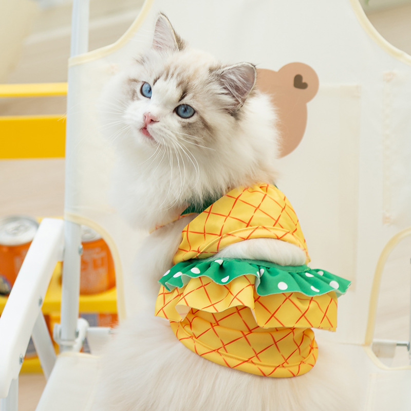 Primavera y verano gato lindo Sling pequeño dinosaurio estilo traje de baño Sling perro natación bikini ropa para perros mascotas