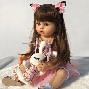 Reborn doll little girl princess cross-border simulation rebirth doll foreign trade children's toy Куклы