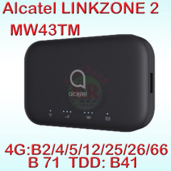 4gワイヤレスルーター南米版携帯wifi alcatel mw43 linkzone 2 mw43tm