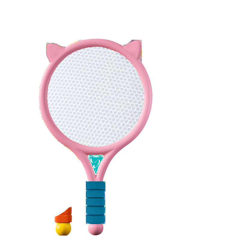 Jardín de infantes raqueta de bádminton infantil raqueta de tenis al aire libre padres-hijos fábrica de juguetes interactivos en stock