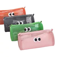 Косметичка с сеткой для глаз Doudou, сетчатая трехмерная сумка для мытья большой емкости, Женская Студенческая Портативная сумка для хранения