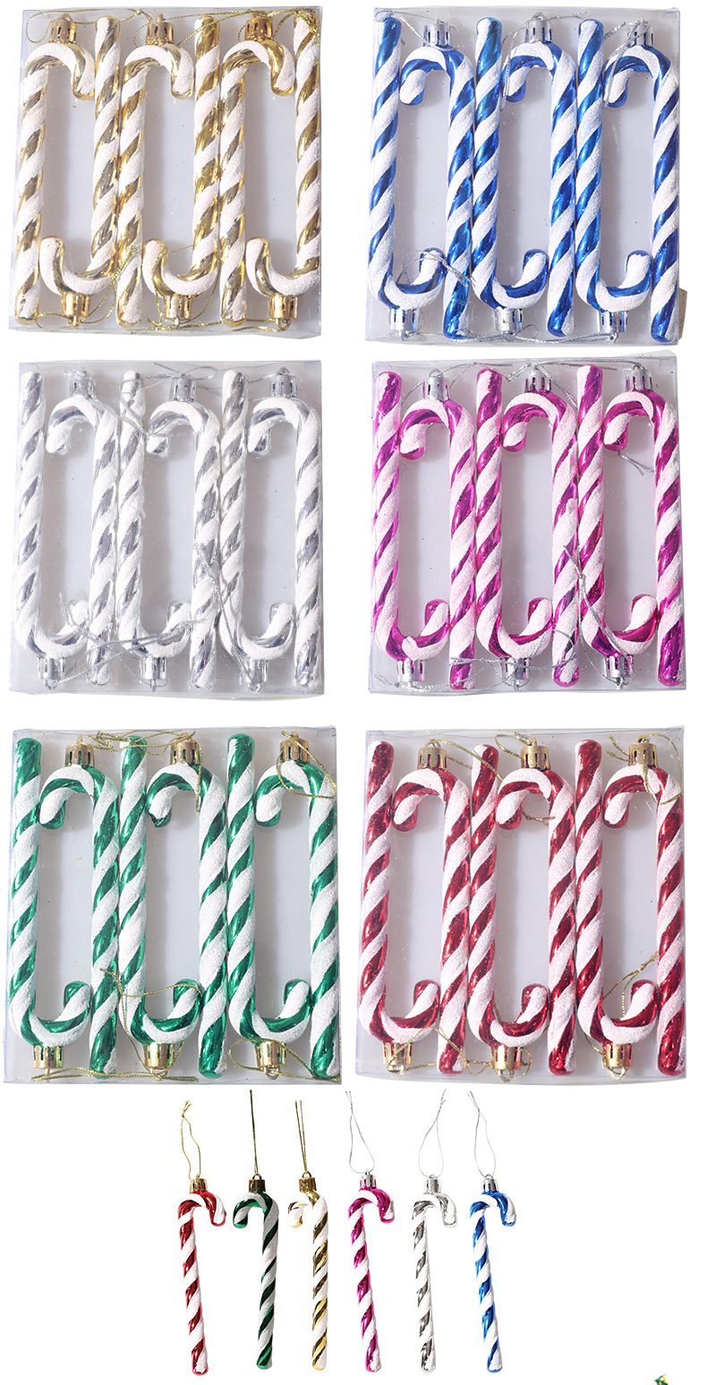 Christmas Crutch Pendant Decoration For Home Christmas Tree_voghion.com