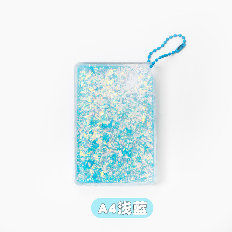 Quicksand Goo tarjeta ladrillo acrílico Mahjong cubo de hielo niños niña decoración especial Tarjeta de evaluación transparente Placa de ladrillo novias tía tarjeta