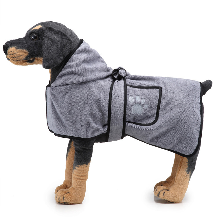Universal Absorbent Dog Bathrobe And Pet Towel Blanket For Dogs_voghion.com