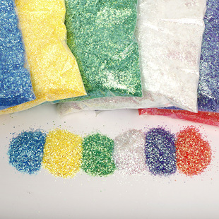 1kg Colorful Glitter Powder 1/24 Colorful Glitter Powder DIY Sequin Gold Powder Cross-Border Manicure Glitter Glitter Powder