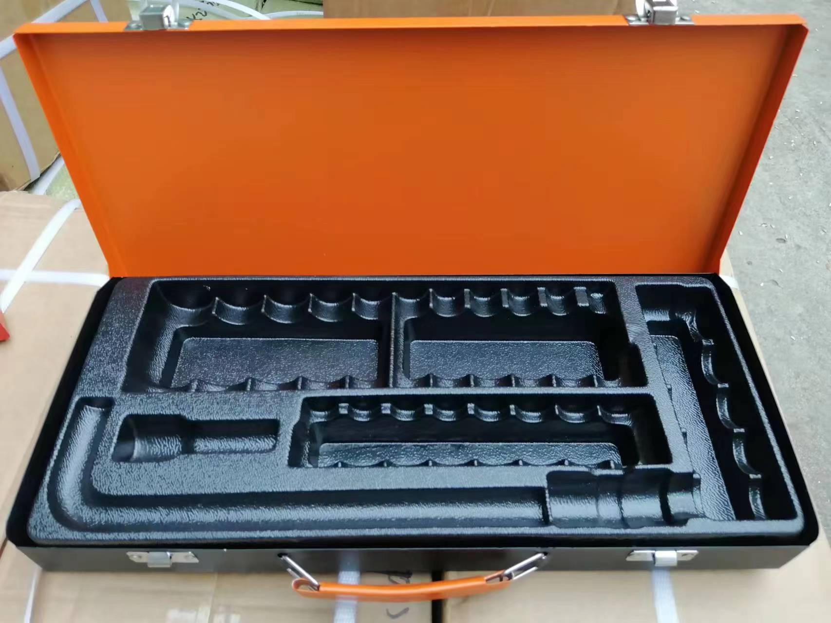 Juego de dados neumáticos 1/2” de 35 piezas, incluye vasos largos y cortos, kit profesional para herramientas neumáticas