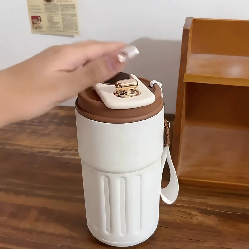 Best-Selling 316 Stainless Steel Thermos Cup, High-Looking, Double-Layer Vacuum Coffee Cup for Men and Women, Portable Car Travel Cup Best-Selling 316 Stainless Steel Thermos Cup, High-Looking, Double-Layer Vacuum Coffee Cup for Men and Women, Portable Car Travel Cup