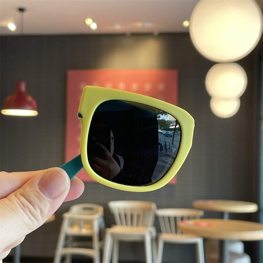 Ventas directas de fábrica de nuevas gafas de sol para niños de moda lindo caricatura bebé de moda coreana INS