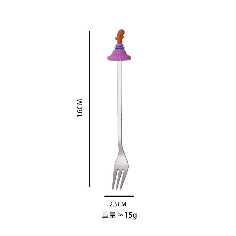 クロスボーダーステンレス鋼食器セットクリエイティブハロウィンフォークとスプーンセットケーキデザートスプーンフルーツフォーク工場直販|undefined