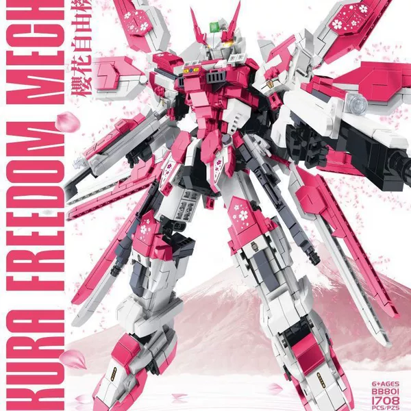 BB801 Sakura Mech [1708 Particles] with Support