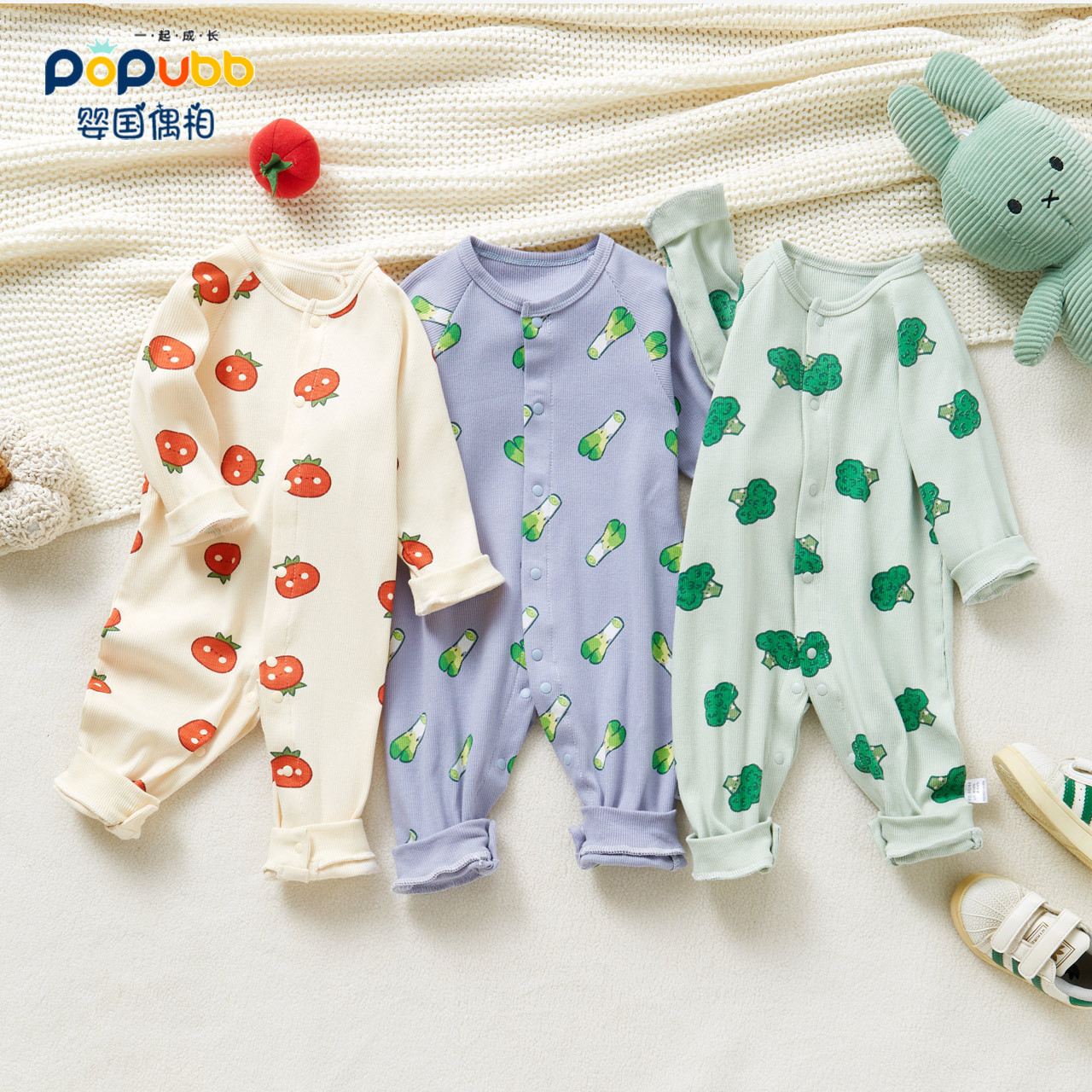 ins style popular baby jumpsuit spring and autumn baby clothes long-sleeved romper romper European and American style outwear spring clothes