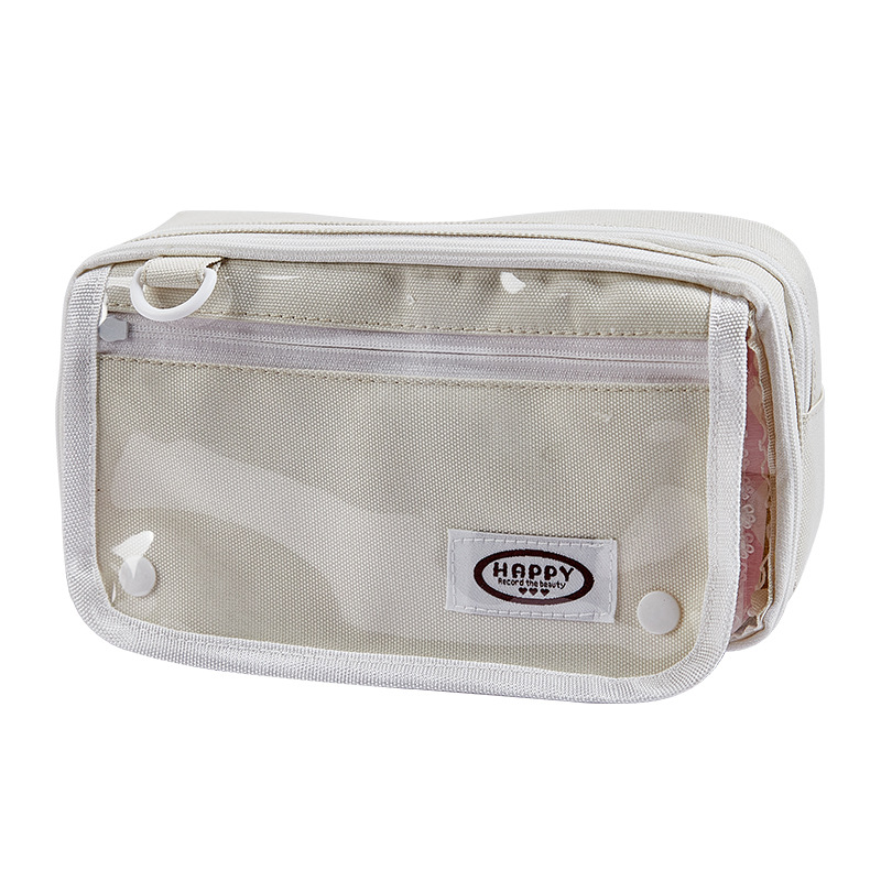 Bolso para lápices simple y de gran capacidad Bolso para el dolor con solapa para estudiantes Bolso para papelería Bolso para lápices estilo ins japonés de alto valor para niñas