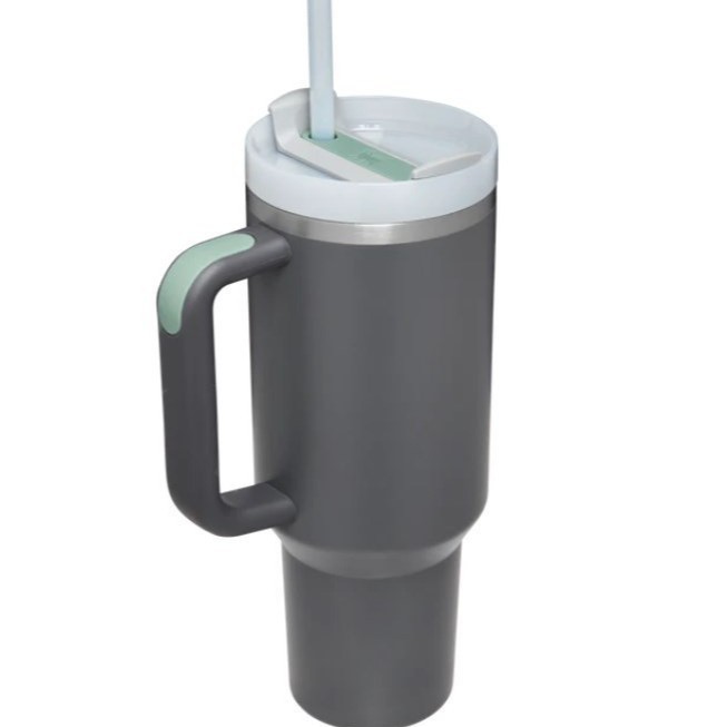 Vaso térmico de 40oz con asa segunda generación | Taza doble capa con tapa, popote y LOGO personalizado al por mayor