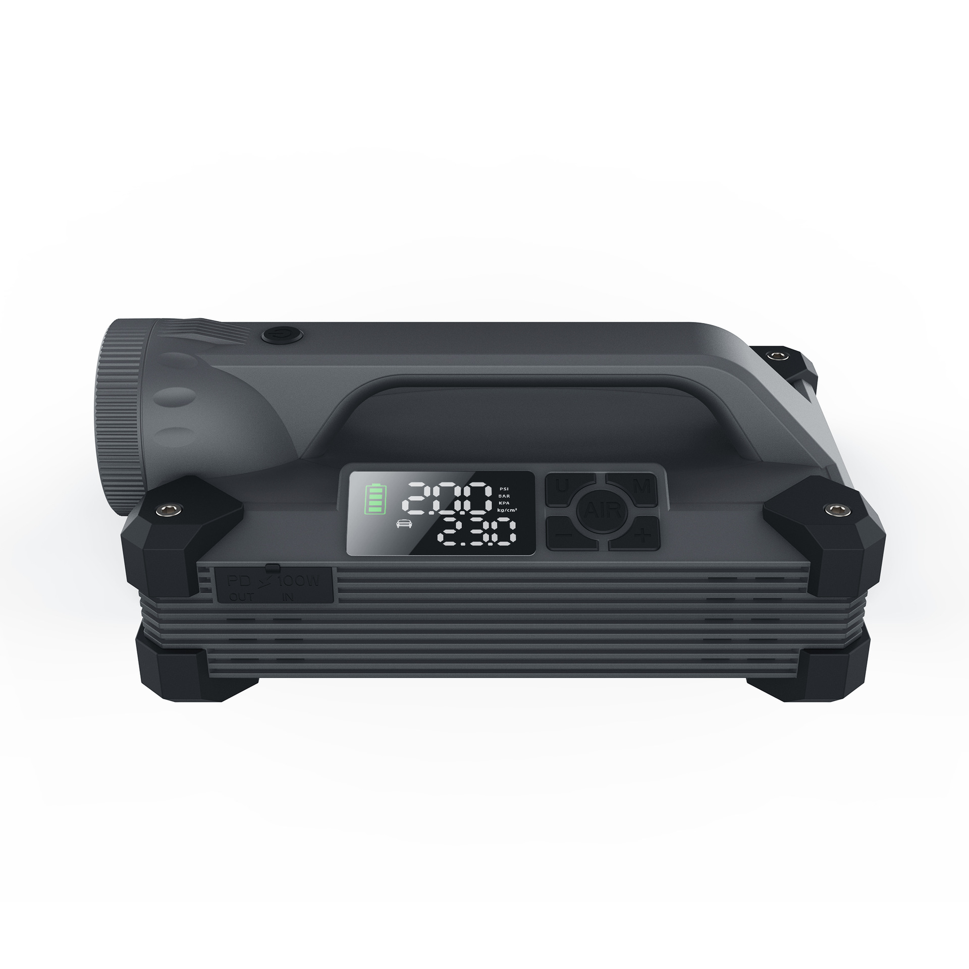 跨境热销便携车载应急启动器亏电瞬启多功能汽车充气应急启动电源