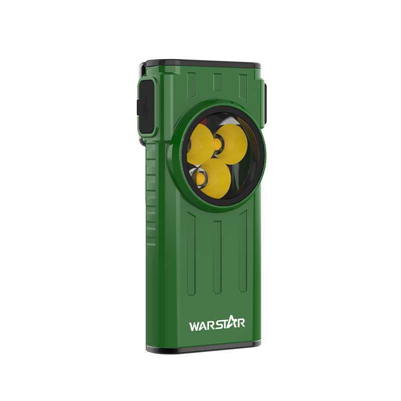WT3 ウエハースビスケットライト強力な磁気吸着懐中電灯アウトドアキャンプサイクリング多機能クリップキャップライトキーホルダーライト|undefined