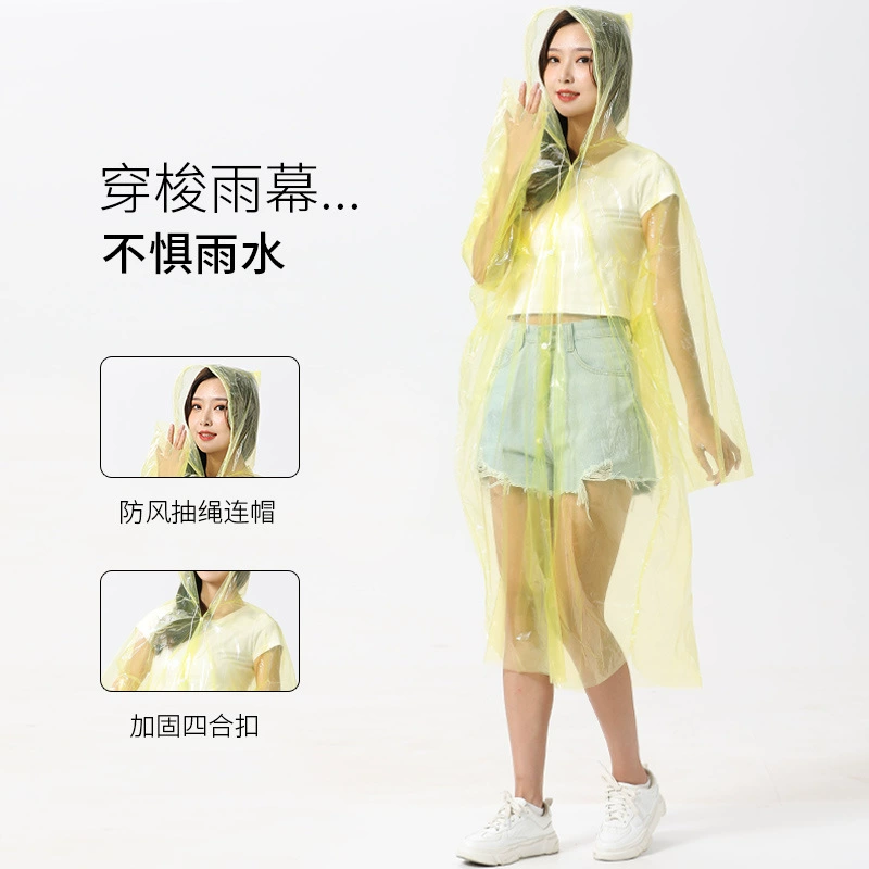 Travel raincoat, split handheld waterproof trousers for swimming