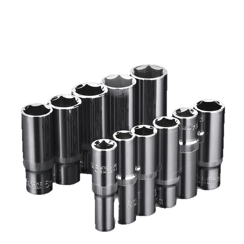Lvlin 10mm hexagonal alargado socket/medio volante Llave de trinquete 3/8 pequeña carcasa llave hexagonal llave cabeza