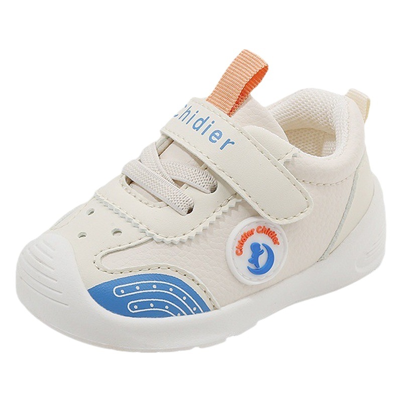 Zapatos de cuero de bebé 0-1-3 años de edad primavera y otoño zapatos funcionales de fondo suave para niños