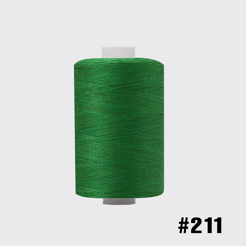 1000 yardas de hilo de poliéster de alta velocidad combinación de colores hogar hilo de coser mano hilo pequeño hilo fino dos hilos 402 hilo de coser