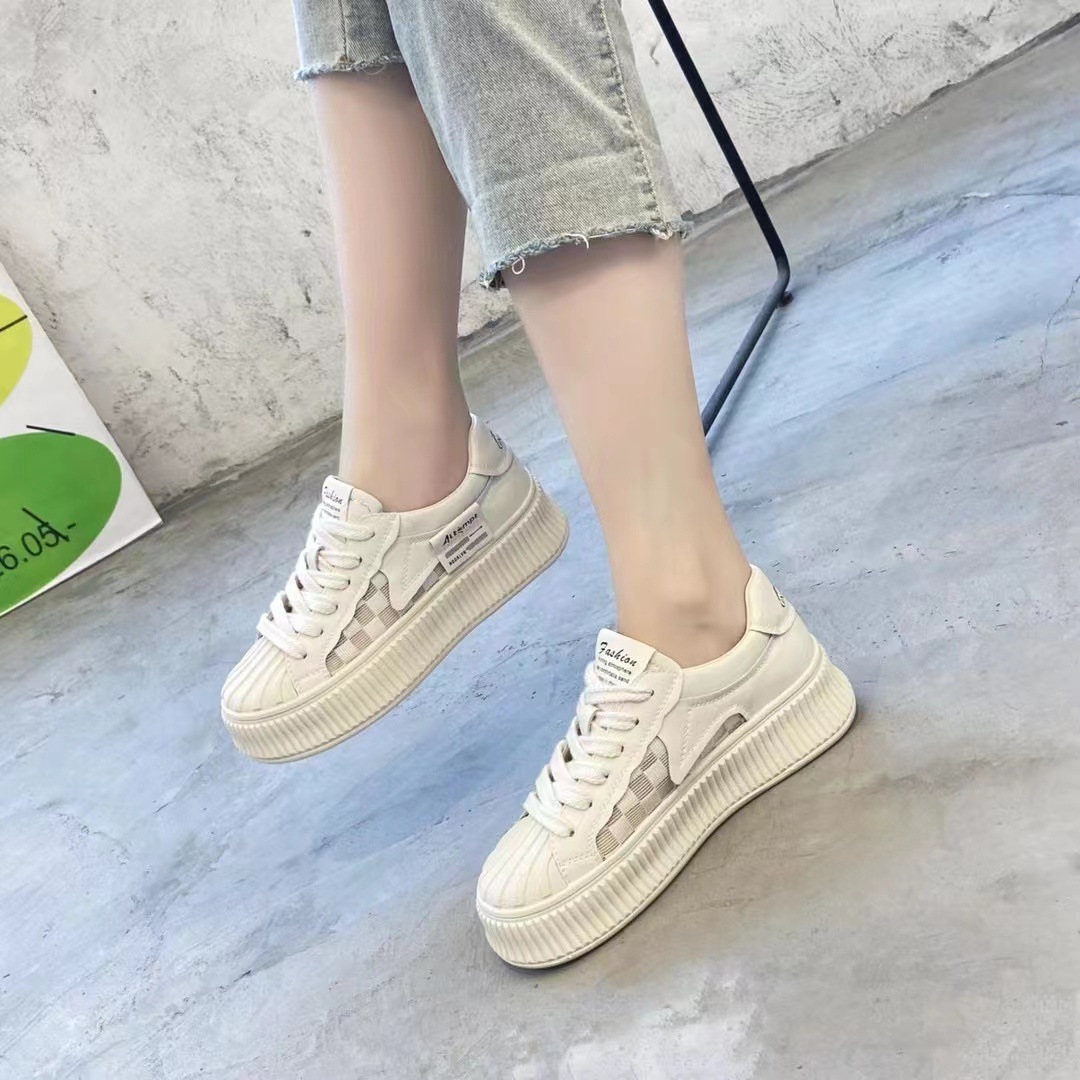A7263 1380K GIÀY THỂ THAO TĂNG CHIỀU CAO NỮ ZHOTDI LƯỚI MỎNG MÙA HÈ THOÁNG KHÍ ĐẾ CAO GIÀY DÉP NỮ G04 SẢN PHẨM MỚI